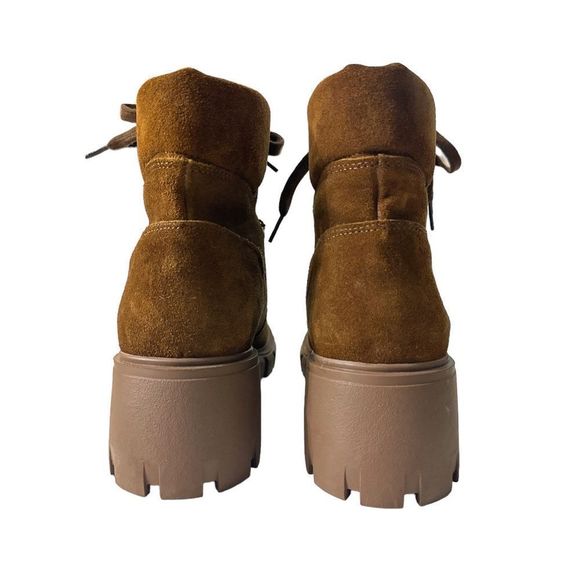 NWT Steve Madden Suede Chunky Heel Booties 10 - Picture 5 of 8